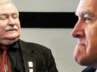 Lech Wałęsa i Piotr Gliński