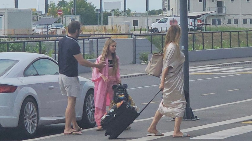 Anabela, Andrej i Blankica na aerodromu
