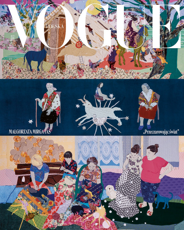 "Vogue Polska", jedna z dwóch okładek numeru "kwiecień 2022"