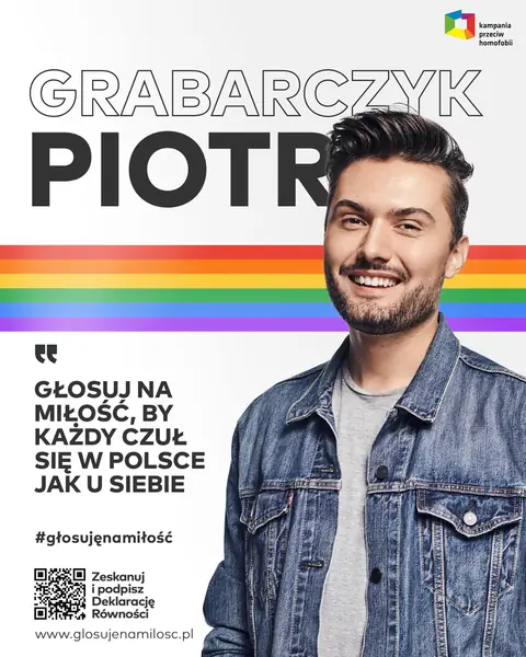 Głosuję na miłość akcja Kampanii Przeciw Homofobii 