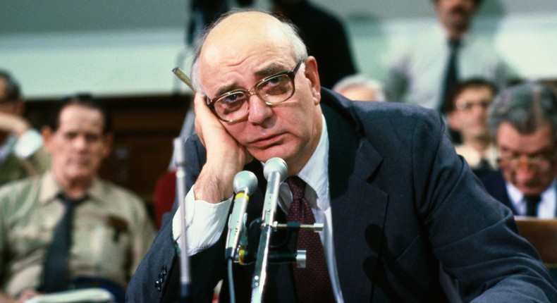 Paul Volcker, former Fed Chair 1979 to 1987.