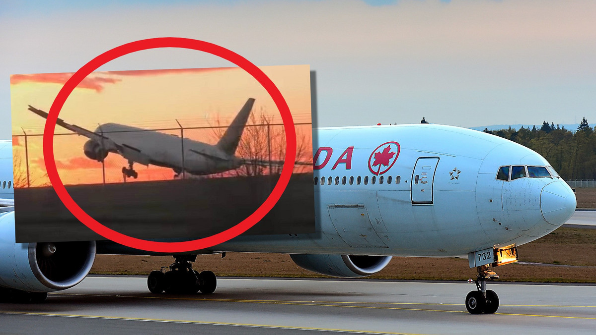 Boeing Air Canada cudem nie rozbił się na lotnisku w Toronto [Nagranie]