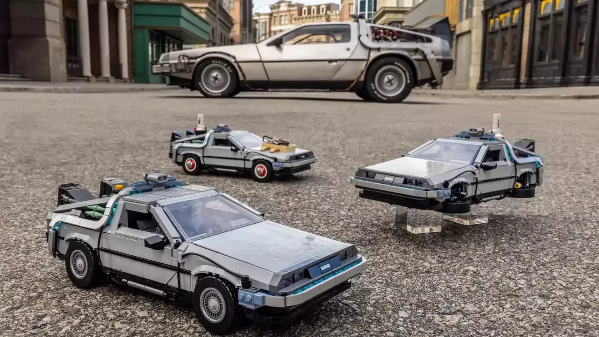 delorean lego