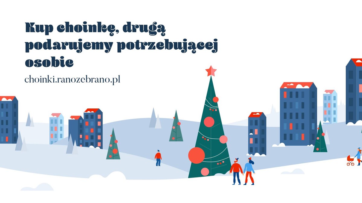 Wspólna inicjatywa Rano Zebrano i fundacji Jestem. Rano Zebrano od kilku lat dostarcza mieszkańcom Warszawy zdrową żywnością od okolicznych rolników. Co roku, przy okazji Świąt Bożego Narodzenia, oprócz pierogów i ryb przywozi też do domów choinki - miękkie, rozłożyste jodły kaukaskie, prosto ze szkółki zaprzyjaźnionego plantatora.