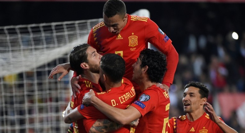 Captain Sergio Ramos scored his fifth goal in as many internationals as Spain beat Norway