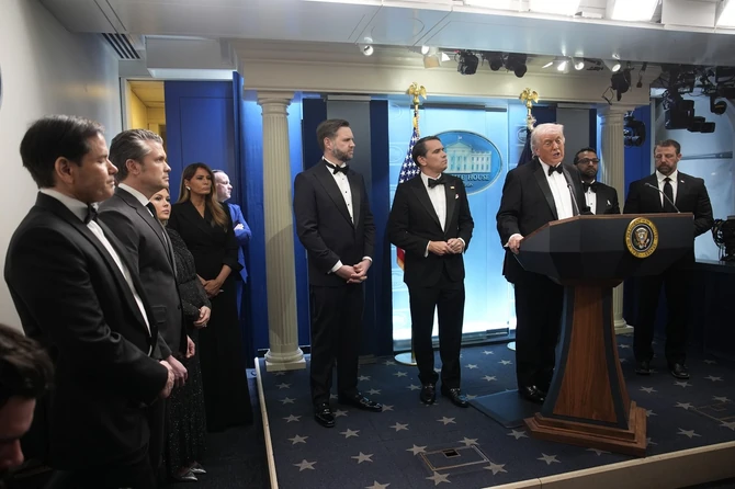 Melanija i Donald Tramp nakon pucnjave u Vašingtonu