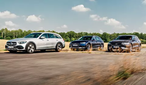 Trzy kombi z dieslem - które jest najlepsze? Audi A4, Mercedes klasy C czy Volvo V60?