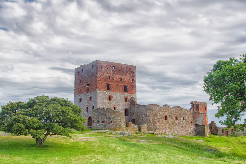 Bornholm, ruiny zamku Hammershus