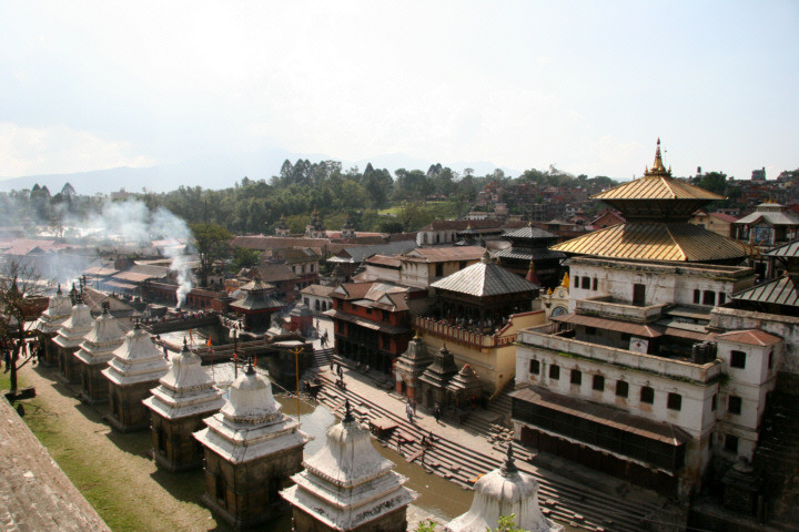 Nepal, Kathmandu, okolice Świątyni Pashupatinath