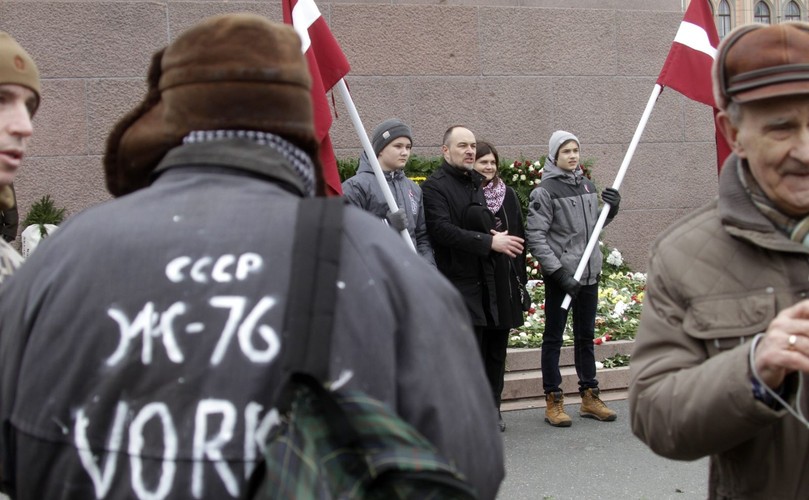Marsz weteranów Waffen-SS w Rydze
