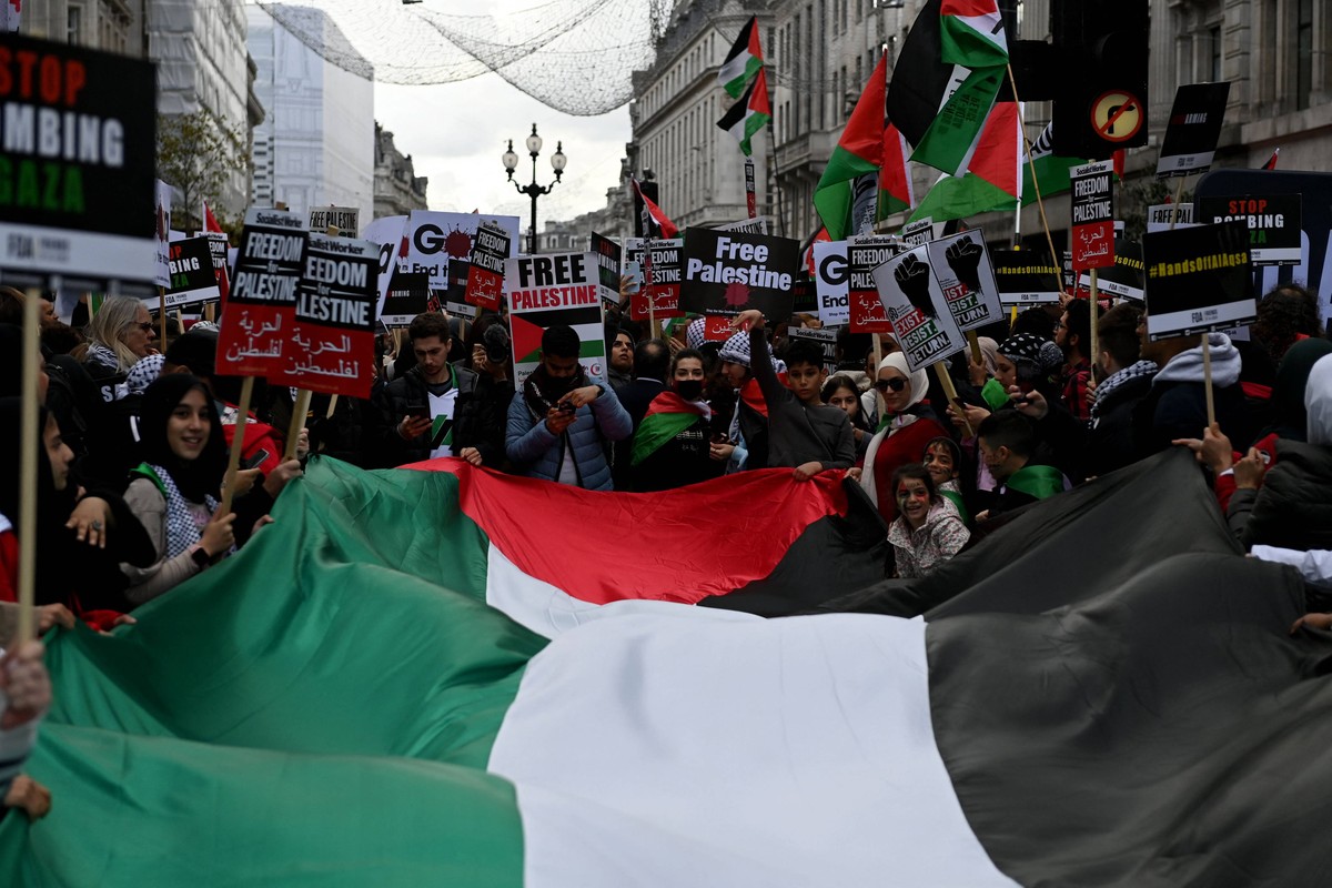 Pro-Palestinian demonstration in United Kingdom