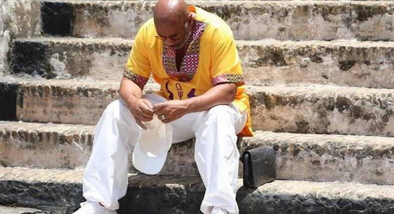 Steve Harvey makes emotional visit to Cape Coast Castle