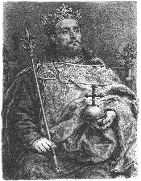 Wacław II (rysunek Jana Matejki)