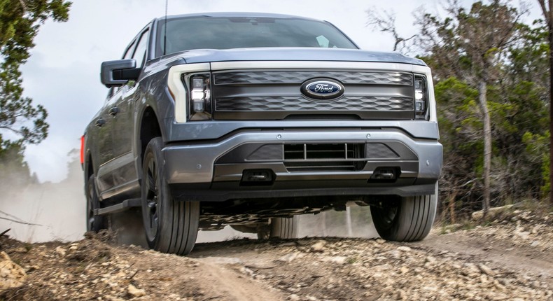 The 2022 Ford F-150 Lightning Lariat.