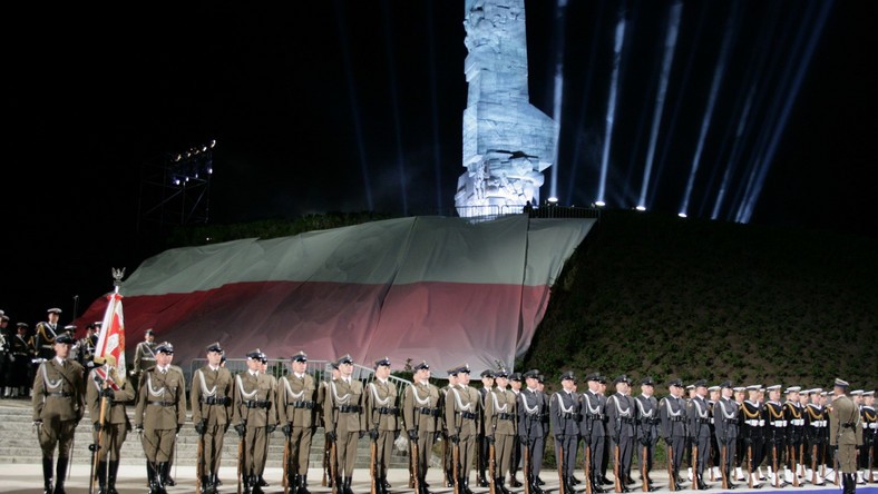 Uroczystości na Westerplatte