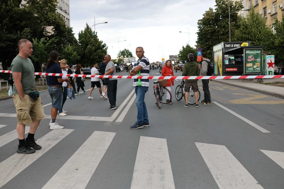 novi sad protest blokada