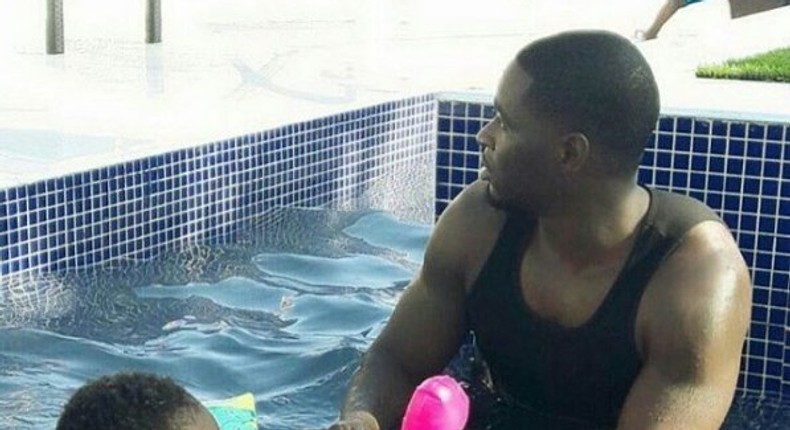 Tunji Teebillz Balogun and son, Jamil Balogun