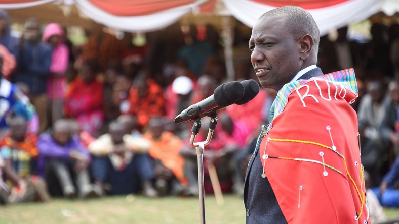 DP Ruto at the thanksgiving ceremony for nominated MP David Ole Sankok