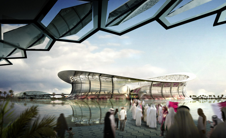Wizualizacja stadionu na mundial 2022 w Katarze