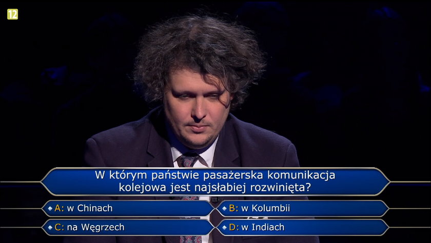 Mateusz Żaboklicki  odpowiedział na pytanie za pół miliona