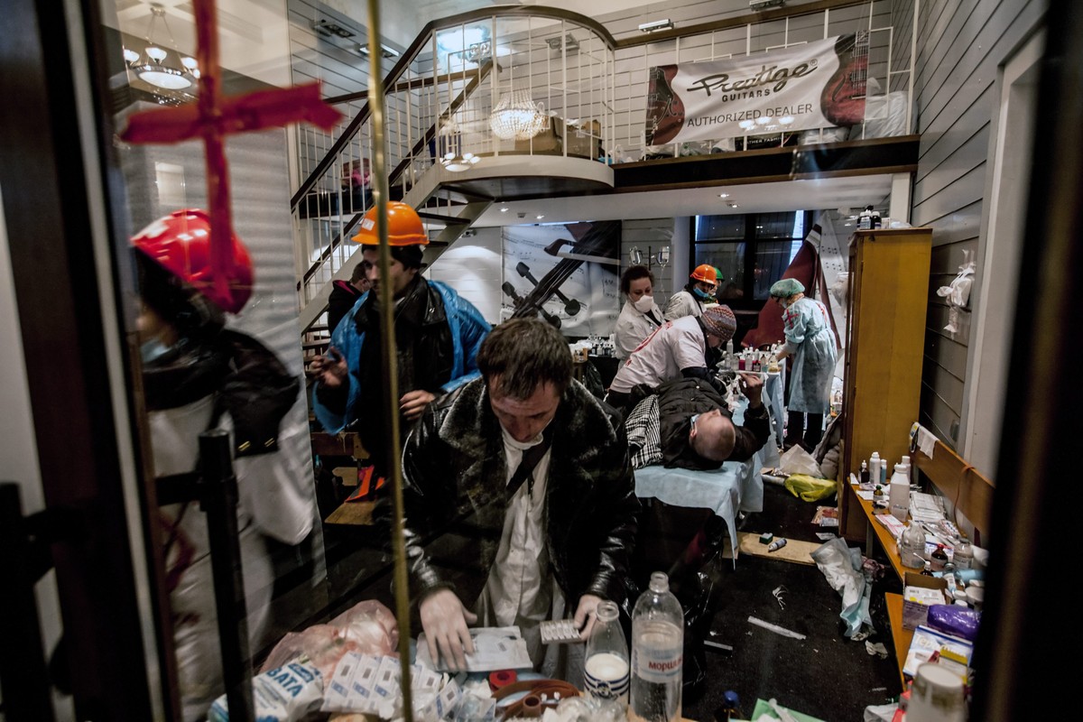 Ranni w walkach w Kijowie