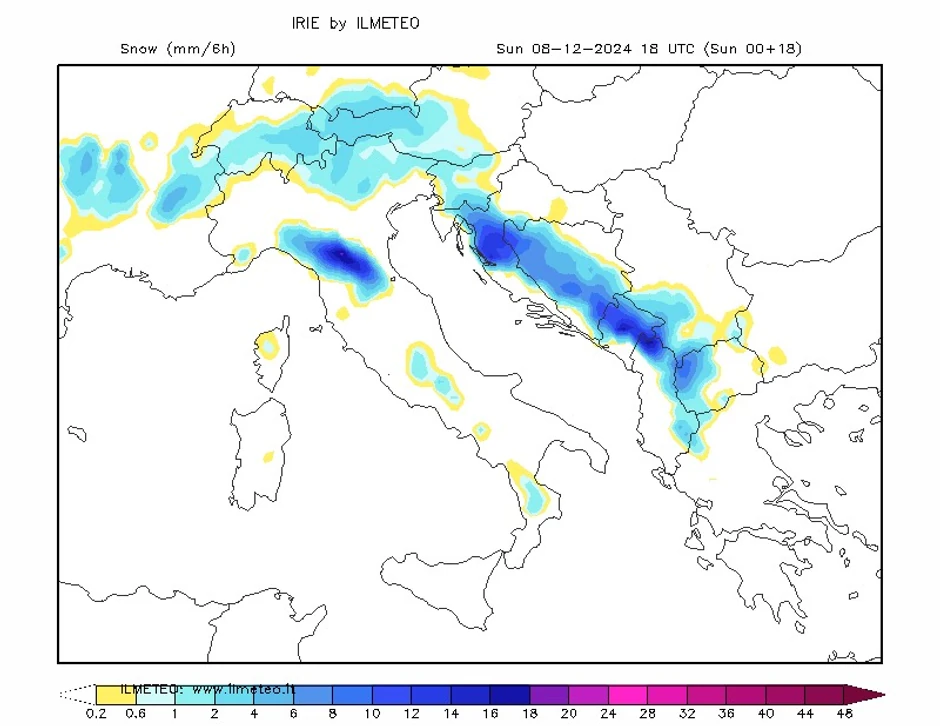 Sneg u Srbiji u 18 sati