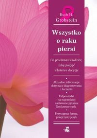 Wszystko o raku piersi. Okładka książki