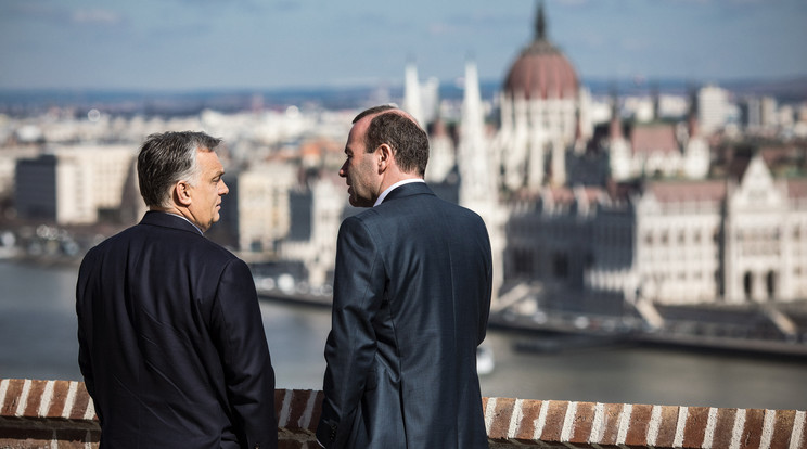 Manfred Webe: Orbán Viktorral sok mindenről beszéltek, de nem oldottak meg minden problémát / MTI/Miniszterelnöki Sajtóiroda/Szecsődi Balázs