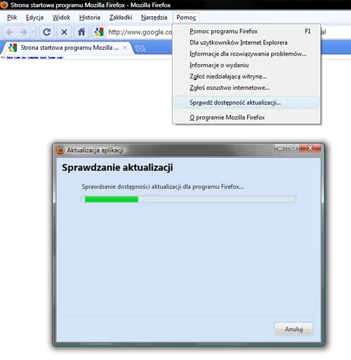 Samemu możecie w prosty sposób aktualizować Firefoxa. Nie trzeba szukać aktualizacji w sieci, przeglądarka zrobi to sama
