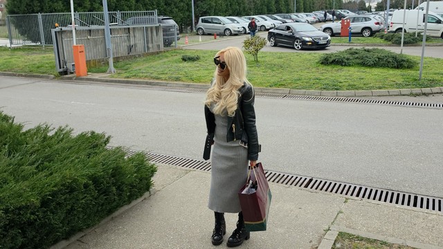 Bojana Lazić na snimanju "Pinkovih zvezda"