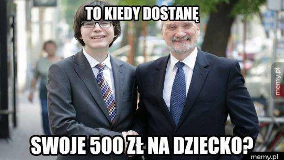 memy, 500 zł na dziecko