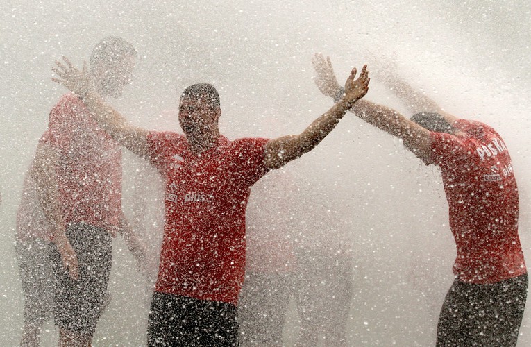 Zobacz 'splash' reprezentacji polskich siatkarzy