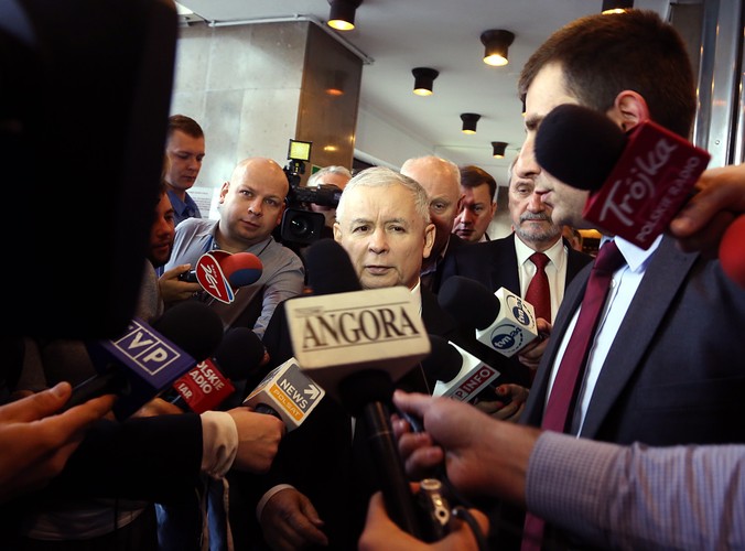 Jarosław Kaczyński przed posiedzeniem zespołu