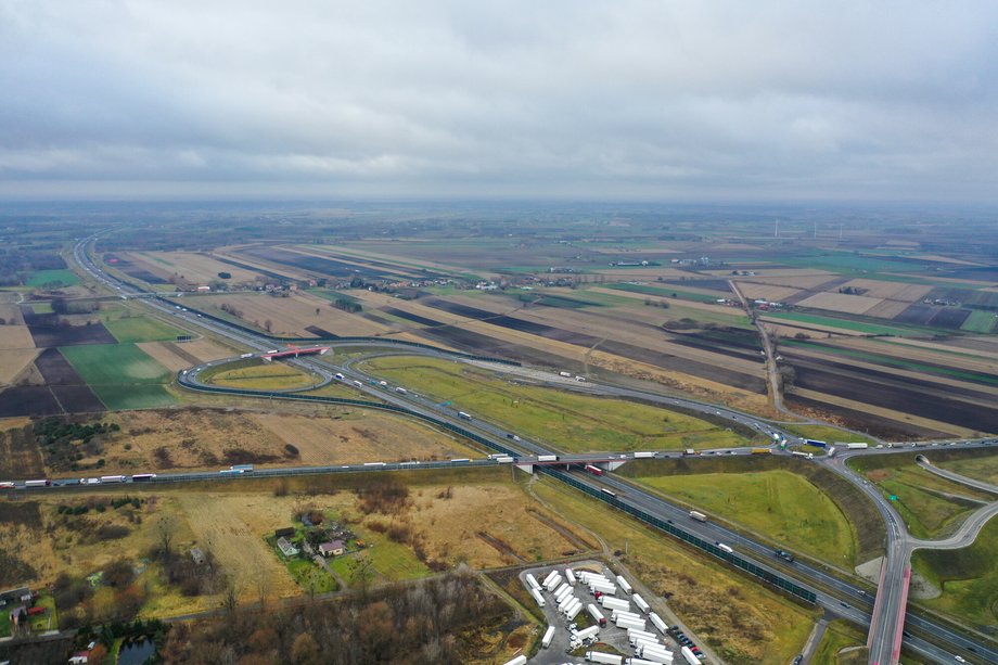 Tereny pod lokalizację Centralnego Portu Komunikacyjnego. 