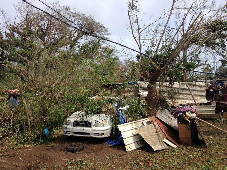 Vanuatu po przejściu cyklonu Pam