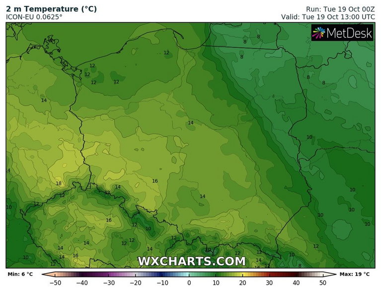 Ponad 10 stopni różnicy w temperaturze między Podlasiem a Dolnym Śląskiem