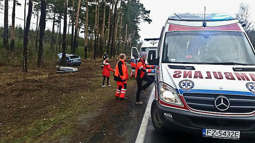 Wypadek na "trasie śmierci"