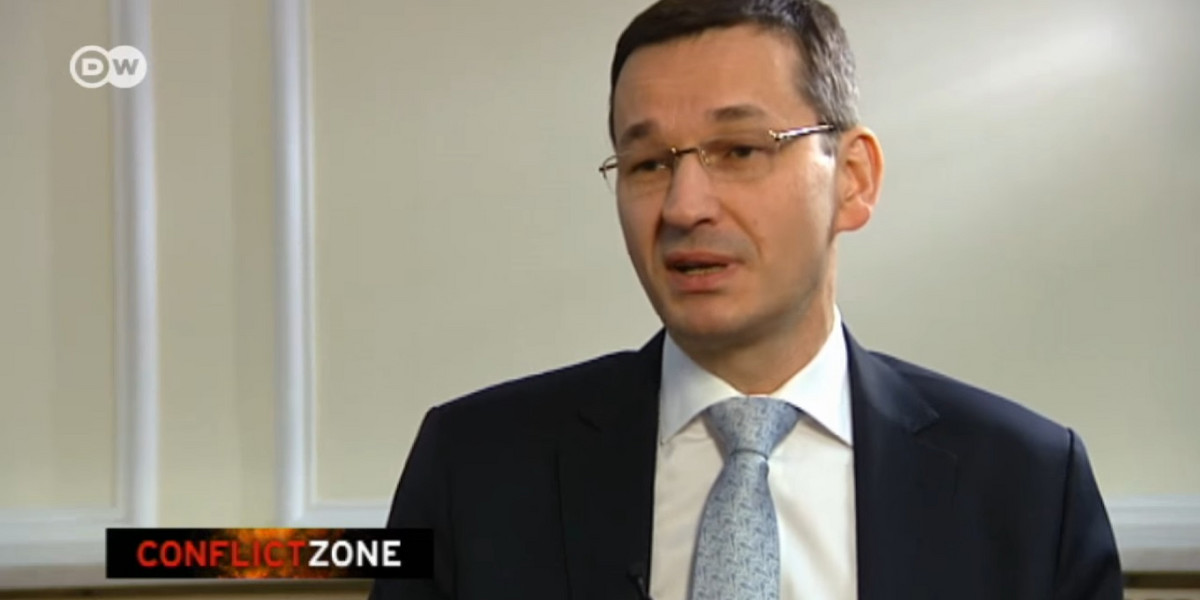 Mateusz Morawiecki udzielił wywiadu niemieckiej telewizji Deutsche Welle