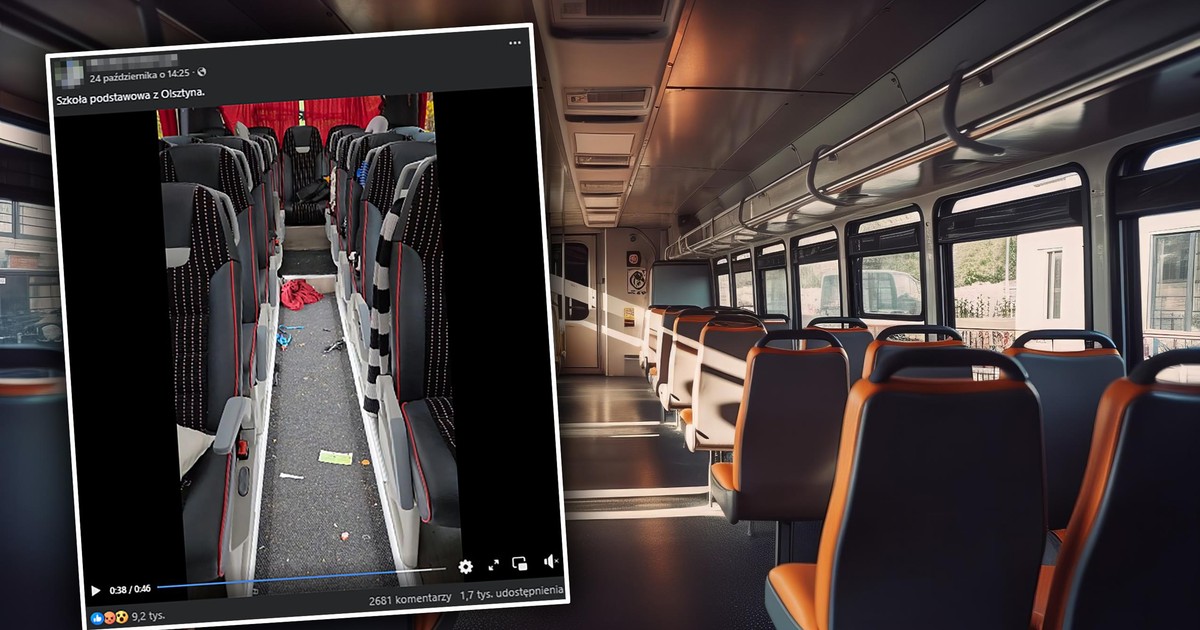 Kierowca autobusu widząc to, prawie się załamał. Chwycił telefon i zaczął nagrywać