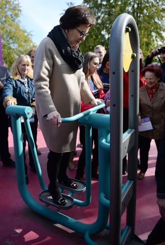 Ewa Kopacz sama ćwiczy na siłowni