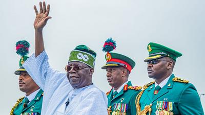 President Bola Tinubu at his inauguration ceremony [NPF]