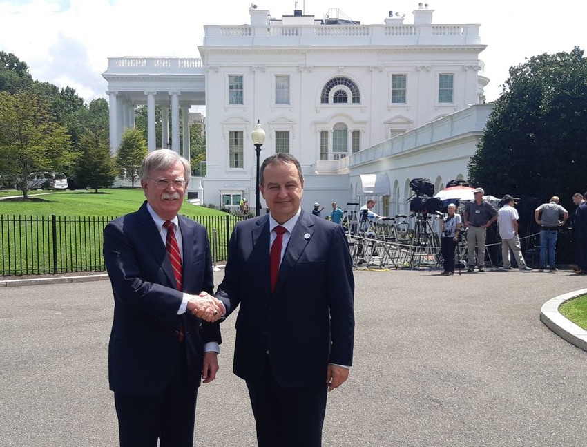 Ivica Dačić i Džon Bolton u Vašingtonu