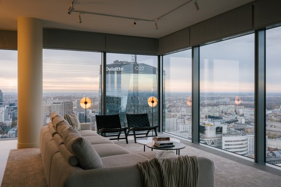 Penthouse w wieżowcu Cosmopolitan w Warszawie