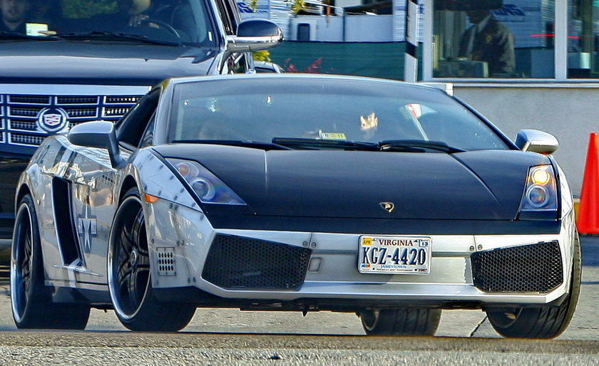 Chris Brown Lamborghini Gallardo