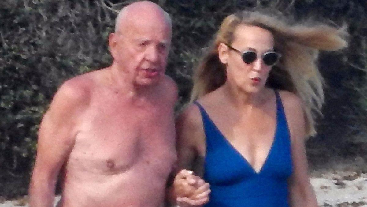 Jerry Hall i Robert Murdoch 