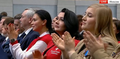 Kamera wyłapała tych ludzi podczas orędzia Putina. Wymowny widok!