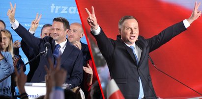 Duda poprawił wynik, Trzaskowski go goni