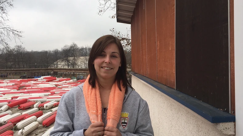 Jovana Stajić, bila je jedina devojka koja je ove godine plivala za Časni krst na Adi Ciganliji