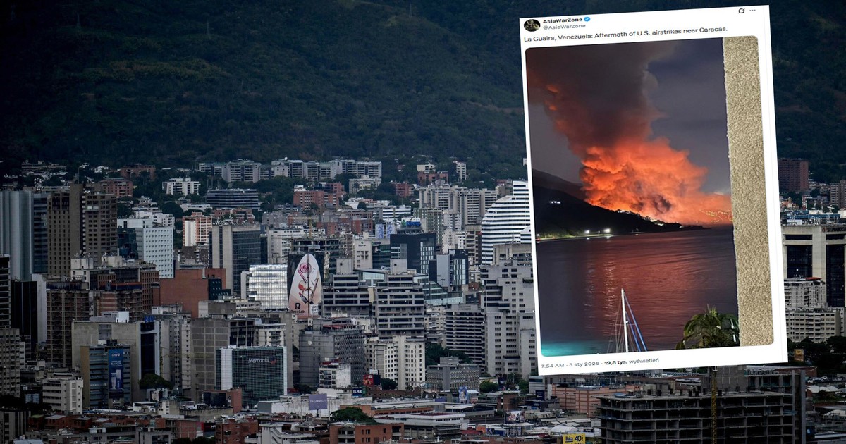 W stolicy Wenezueli słychać eksplozje i przelatujące samoloty. Donald Trump ostrzegał
