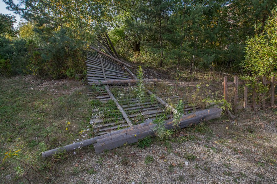 Opuszczony Park Miniatur Sakralnych w Częstochowie. Październik 2021